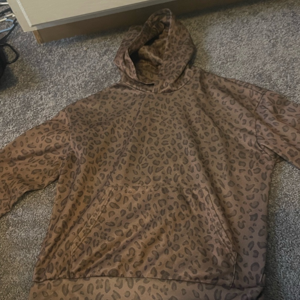 Leopard Print Hoodie